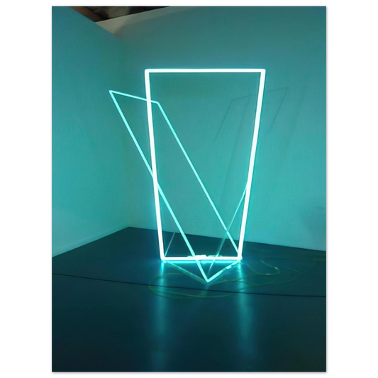 Francois Morellet - Néon dans l’espace - 1963 Fine Art Poster - Default Title