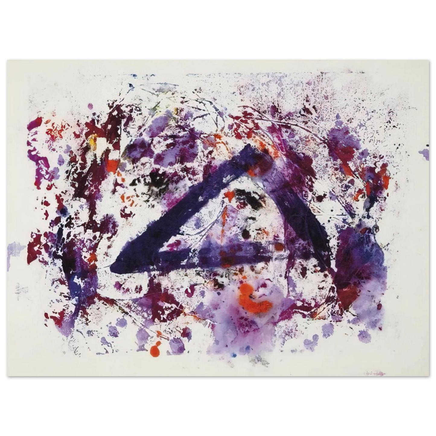 Sam Francis - Untitled  SF220S  Fine Art Poster - Default Title