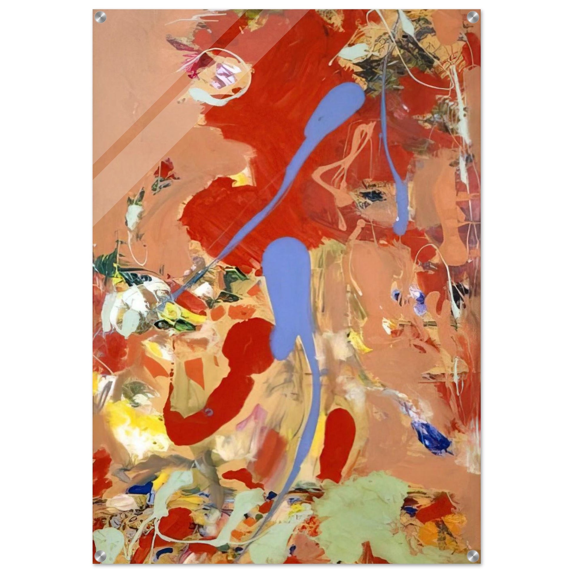 Aquatic Garden - Hans Hofmann Acrylic Print - 70x100 cm / 28x40″ inches | Hans Hofmann Wall Art | Hans Hofmann Prints