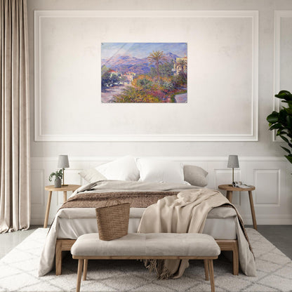 Strada Romada in Bordighera - claude monet Acrylic Print - 70x100 cm / 28x40″ inches | claude monet Wall Art | claude monet Prints