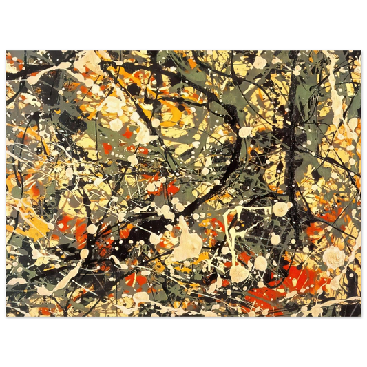 Jackson Pollock - NUMBER 8 DETAIL Fine Art Poster - Default Title