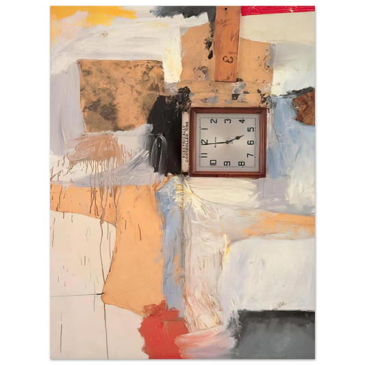 Robert Rauschenberg - THIRD TIME PAINTING 1961 Fine Art Poster - Default Title
