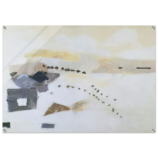 Footsteps - 1954 - Kenzo Okada Acrylic Print - 70x100 cm / 28x40″ inches