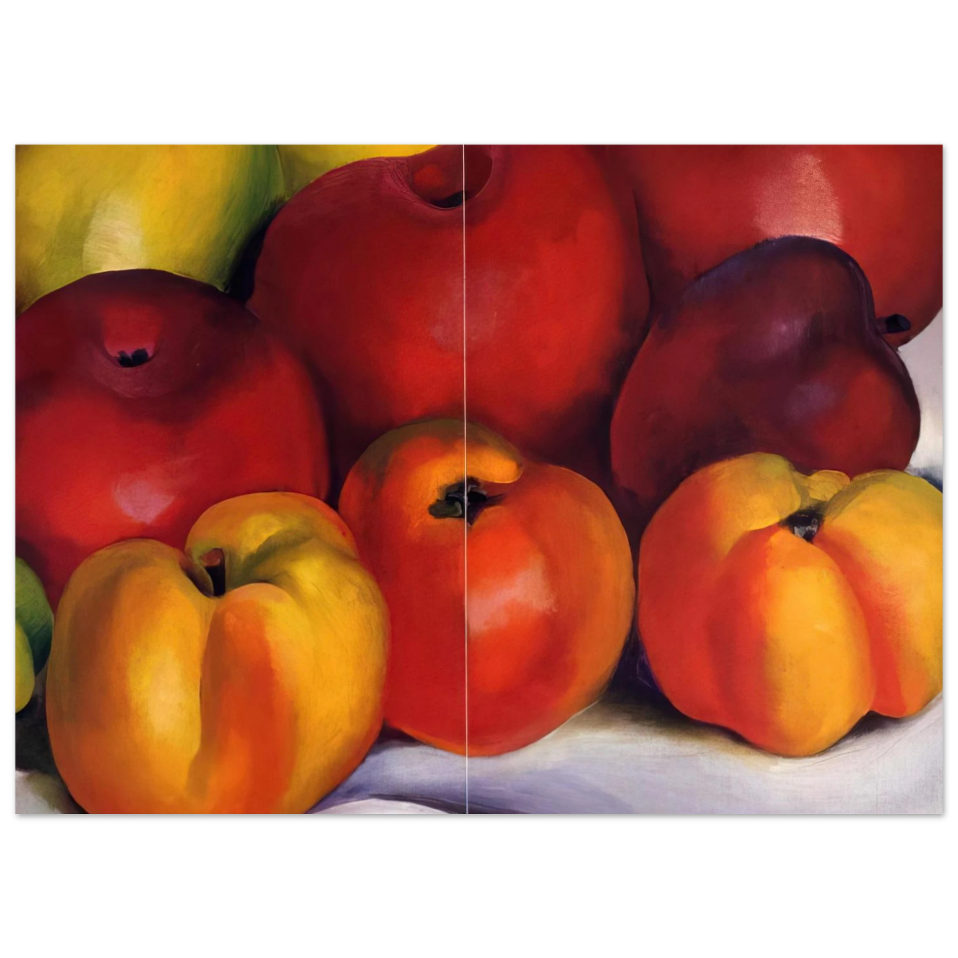 Georgia O'Keeffe - Apple Family Fine Art Poster - 40x60 cm / 16x24 inches
