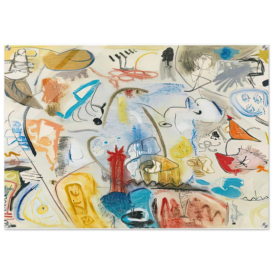 Circus Landscape, 1951- - Helen Frankenthaler Acrylic Print - 70x100 cm / 28x40″ inches