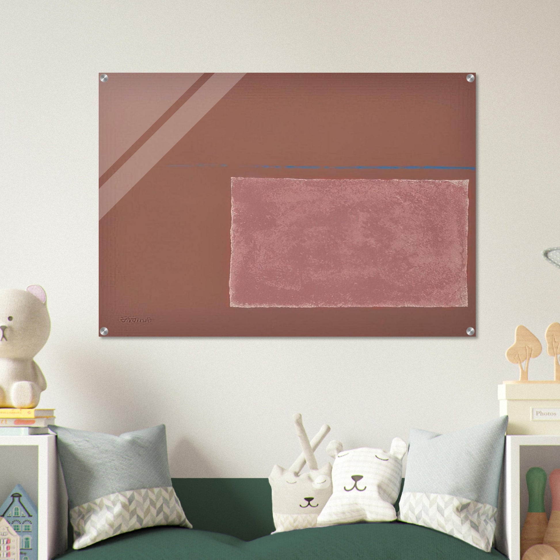 Spartan Sun Box I - Color Field Painting - Theodoros Stamos Acrylic Print - 70x100 cm / 28x40″ inches | Theodoros Stamos Wall Art | Theodoros Stamos Prints
