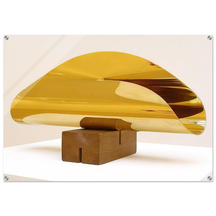 Fläche im Raum von einer Linie begrenzt - 1952 - Max Bill Acrylic Print - 70x100 cm / 28x40″ inches