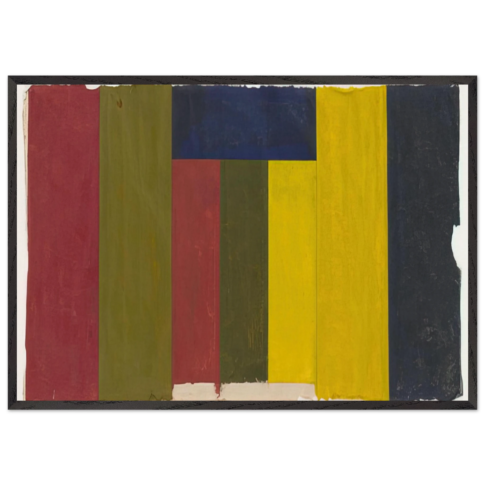 Study II - 1981 - Brice Marden Framed Art Print – Black Wooden Frame - Default Title - -Framed Art Print