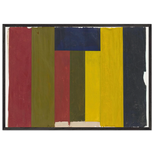 Study II - 1981 - Brice Marden Framed Art Print – Black Wooden Frame - Default Title - -Framed Art Print