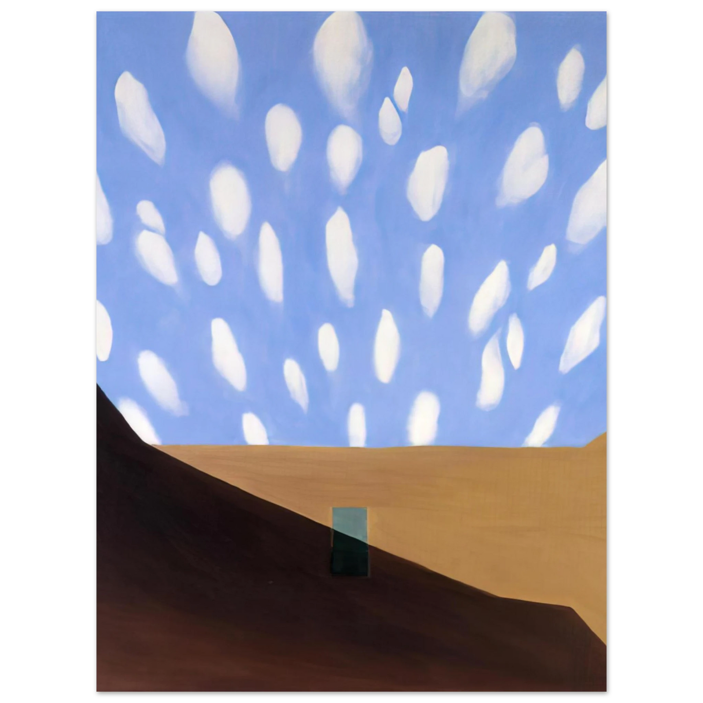 Georgia O'Keeffe - In the Patio VIII Fine Art Poster - 13x18 cm / 5x7 inches