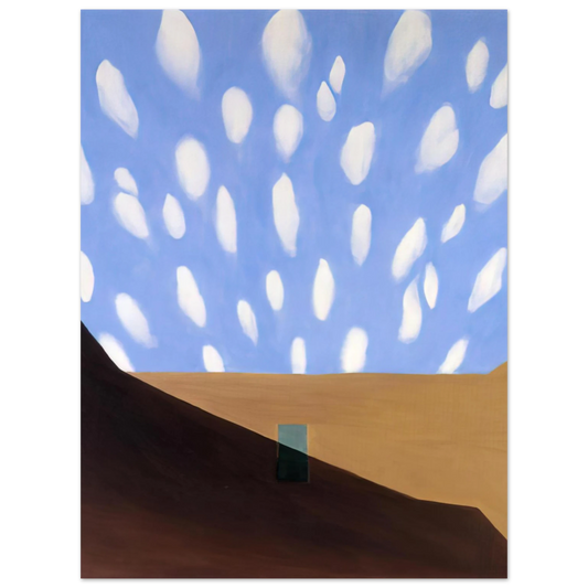 Georgia O'Keeffe - In the Patio VIII Fine Art Poster - 13x18 cm / 5x7 inches