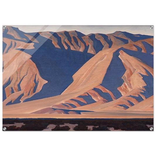 INYO MOUNTAINS 1944 - Maynard Dixon Acrylic Print - 70x100 cm / 28x40″ inches | Maynard Dixon Wall Art | Maynard Dixon Prints