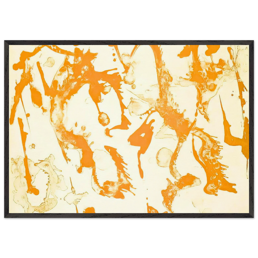 Gold Stone - Lee Krasner Framed Art Print – Black Wooden Frame - Default Title - -Framed Art Print