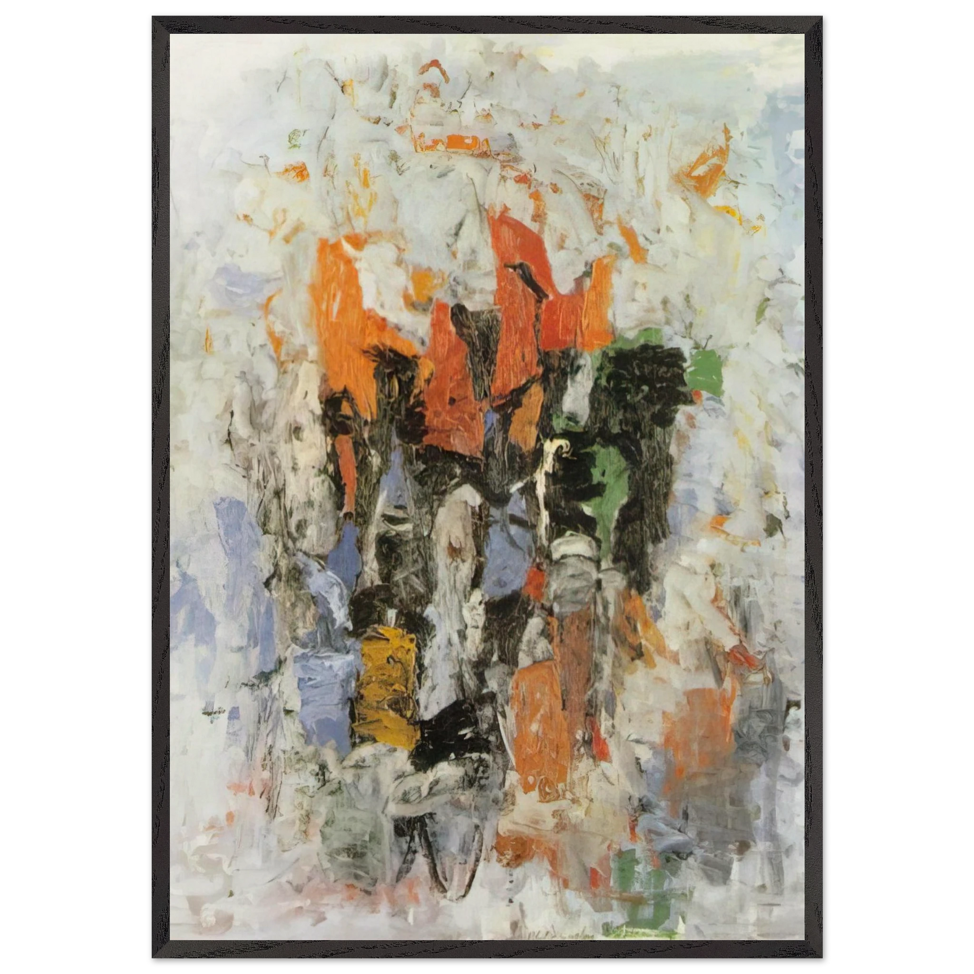 CLOCK - Philip Guston Framed Art Print – Black Wooden Frame - Default Title - -Framed Art Print