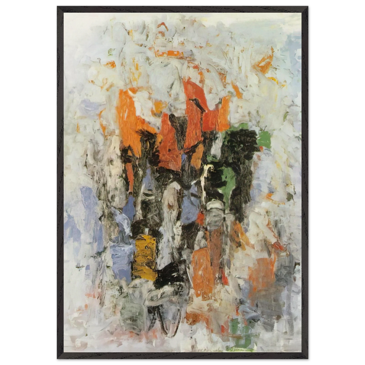 CLOCK - Philip Guston 70x100 cm / 28x40 inches Framed Art Print – Black Wooden Frame
