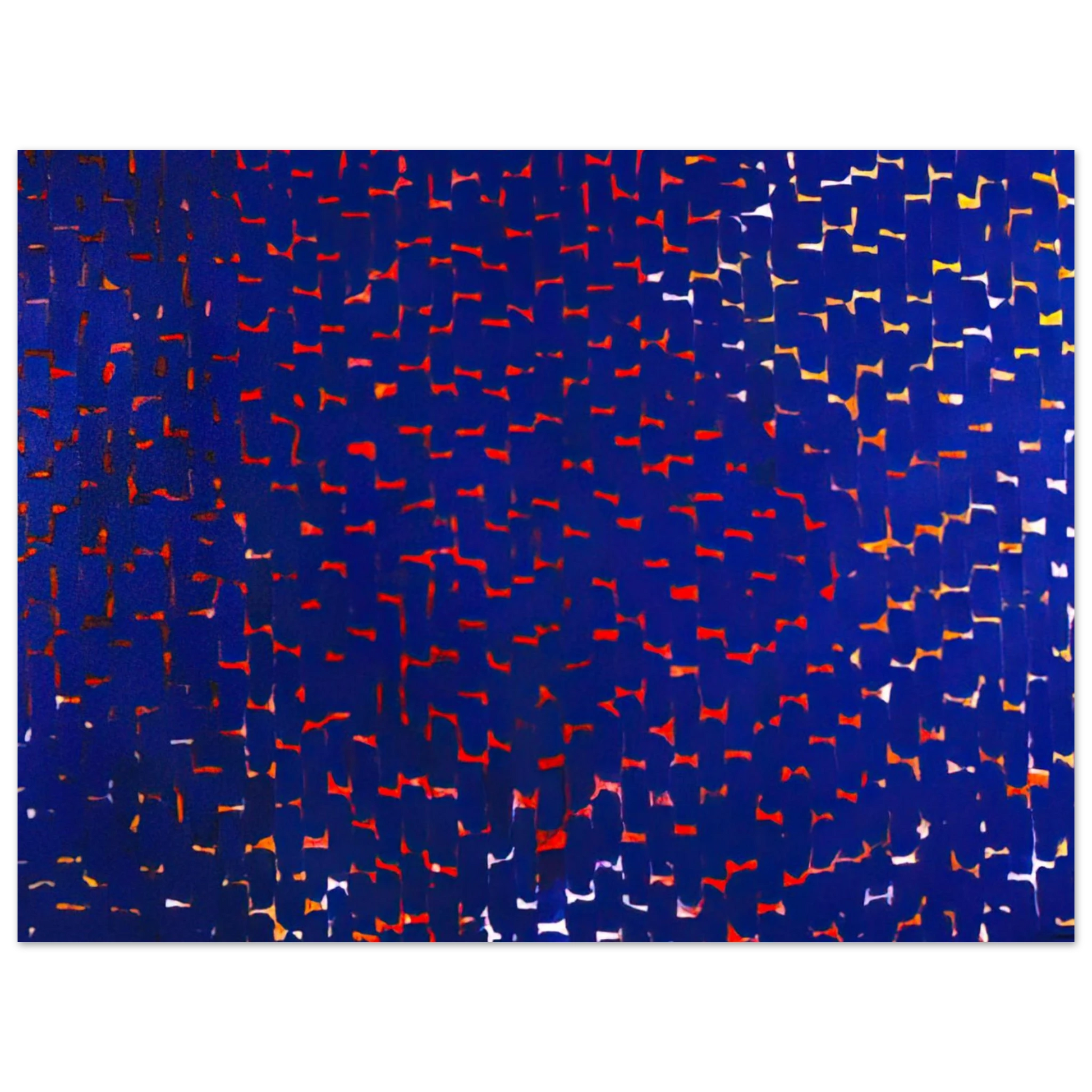 Alma Woodsey Thomas - EVENING GLOW 1972 Fine Art Poster - Default Title