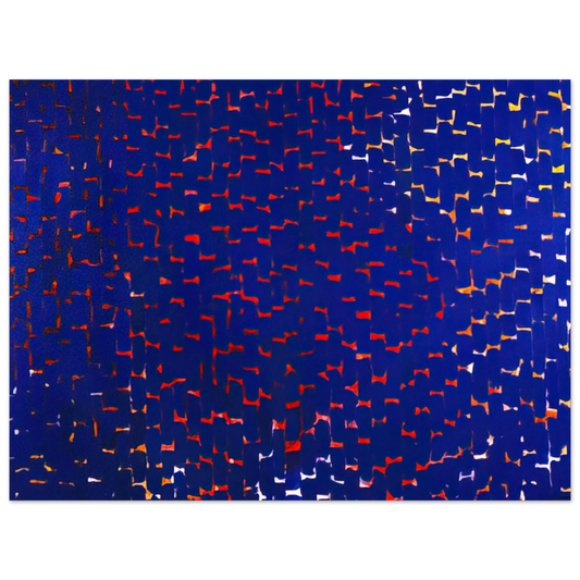 Alma Woodsey Thomas - EVENING GLOW 1972 Fine Art Poster - Default Title
