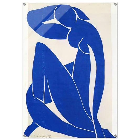 BLUE NUDE 1952 - Henri Matisse Acrylic Print - 70x100 cm / 28x40″ inches | Henri Matisse Wall Art | Henri Matisse Prints