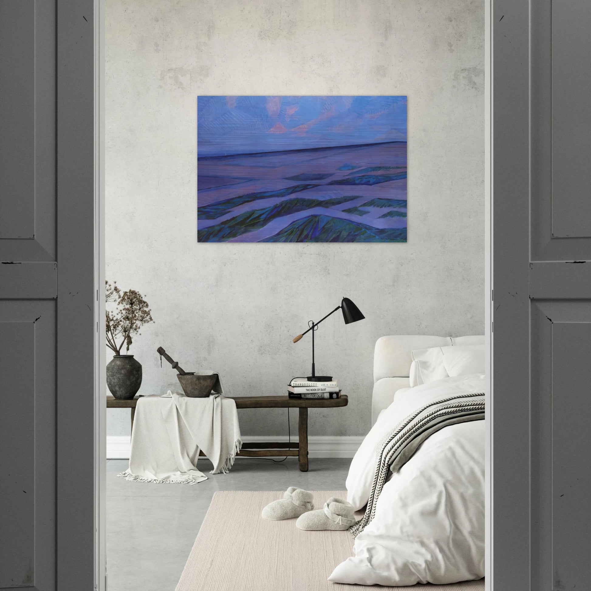 Dune Landscape - Piet Mondrian Brushed Aluminum Print - 70x100 cm / 28x40 inches | Piet Mondrian Aluminum Print | Piet Mondrian Prints