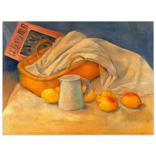 Esteban Vicente - STILL LIFE WITH LE CRAPOUILLOT 1925 Fine Art Poster - Default Title