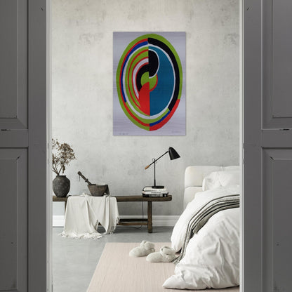 ABSTRACT SWIRL - Sonia Delaunay Brushed Aluminum Print - 70x100 cm / 28x40 inches | Sonia Delaunay Aluminum Print | Sonia Delaunay Prints