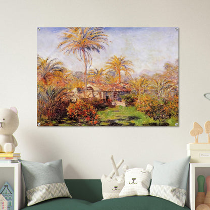 Small Country Farm in Bordighera - claude monet Acrylic Print - 70x100 cm / 28x40″ inches