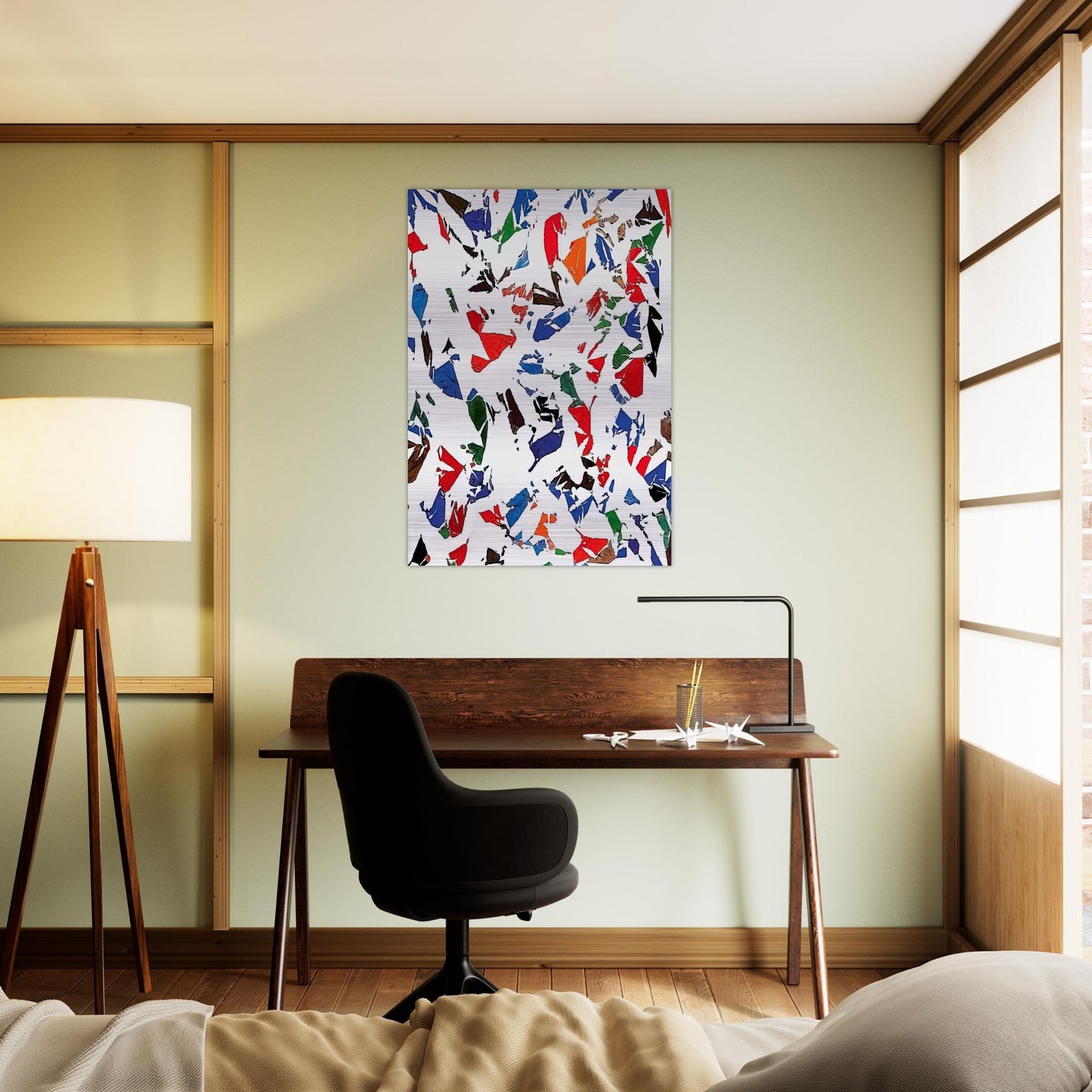 Blancs - 1973 - Simon Hantai Brushed Aluminum Print - 70x100 cm / 28x40 inches | Simon Hantai Aluminum Print | Simon Hantai Prints