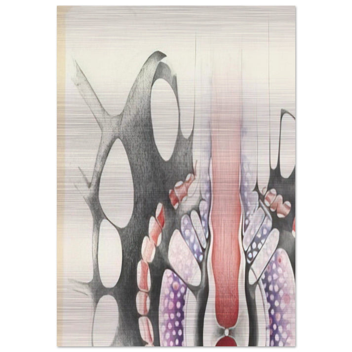 UNTITLED 1967 1 - Lee Bontecou Brushed Aluminum Print - 70x100 cm / 28x40 inches | Lee Bontecou Aluminum Print | Lee Bontecou Prints