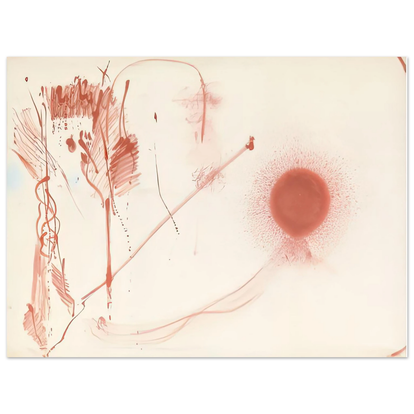 Helen Frankenthaler - Towards a New Climate, 1957- Wall Art - 21x29.7 cm / 8x12" - Fine Art Poster - -