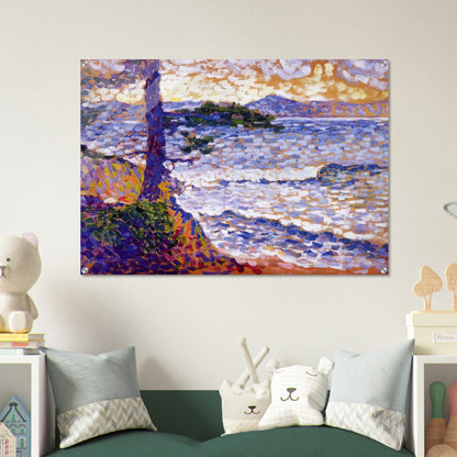 The Mediterranean Coast - Henri-Edmond Cross Acrylic Print - 70x100 cm / 28x40″ inches