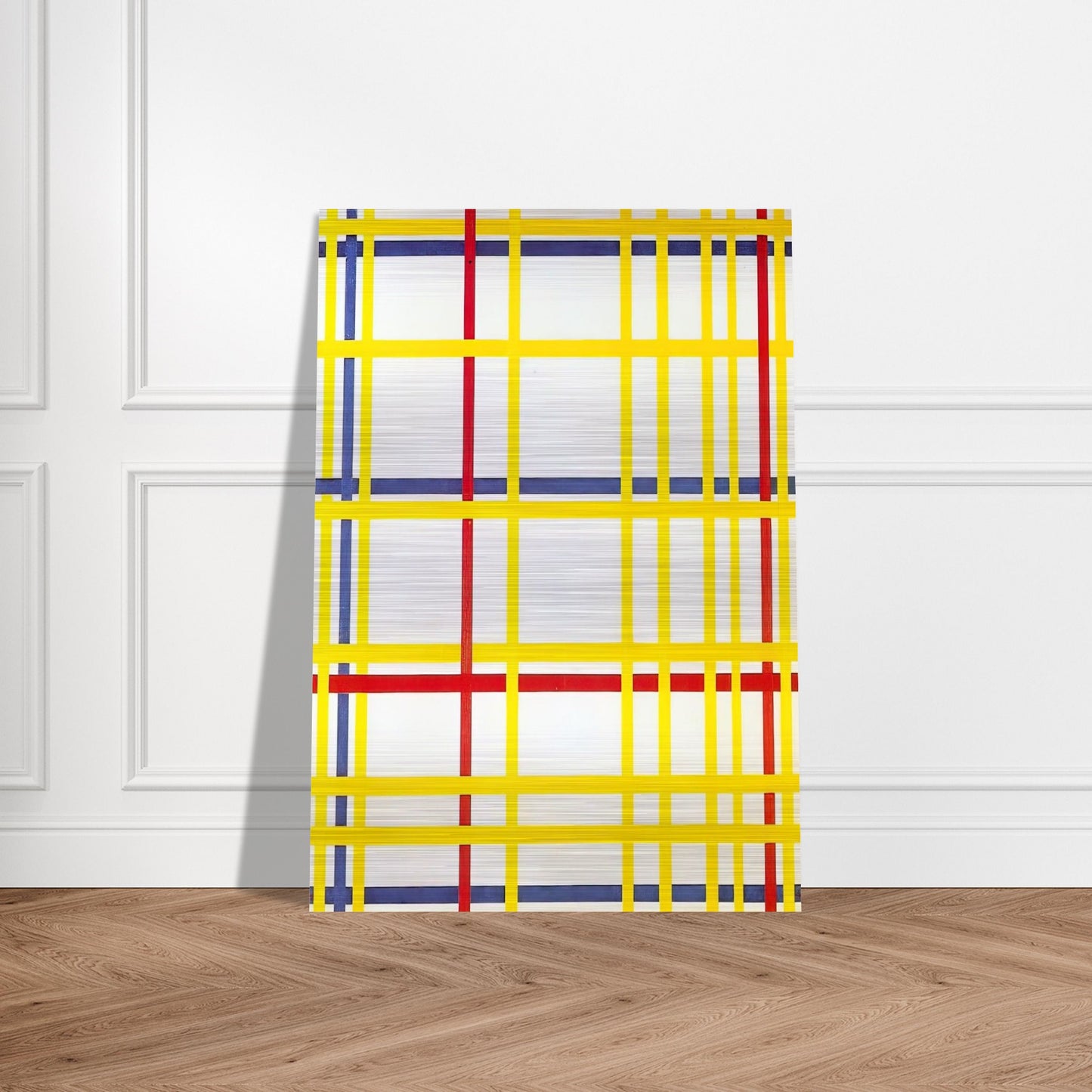 New York City I - Piet Mondrian Brushed Aluminum Print - 70x100 cm / 28x40 inches | Piet Mondrian Aluminum Print | Piet Mondrian Prints
