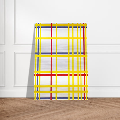 New York City I - Piet Mondrian Brushed Aluminum Print - 70x100 cm / 28x40 inches | Piet Mondrian Aluminum Print | Piet Mondrian Prints