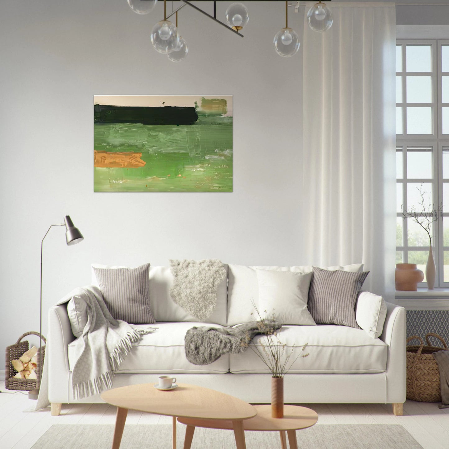 Mediterranean, 1981- - Helen Frankenthaler Brushed Aluminum Print - 70x100 cm / 28x40 inches | Helen Frankenthaler Aluminum Print | Helen Frankenthaler Prints