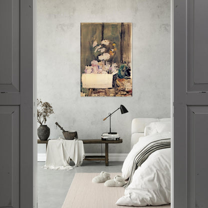 A Favorite Corner - Childe Hassam Brushed Aluminum Print - 70x100 cm / 28x40 inches | Childe Hassam Aluminum Print | Childe Hassam Prints