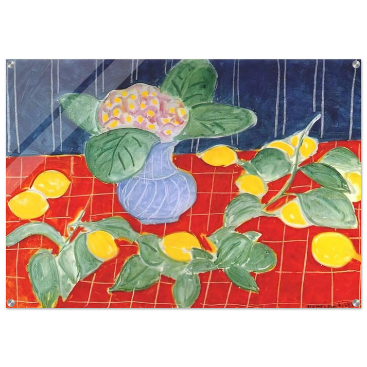 LEMONS AND SAXIFRAGES 1943 - Henri Matisse Acrylic Print - 70x100 cm / 28x40″ inches