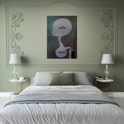 THE TREE OF KNOWLEDGE 1929 - Rene Magritte Brushed Aluminum Print - 70x100 cm / 28x40 inches | Rene Magritte Aluminum Print | Rene Magritte Prints