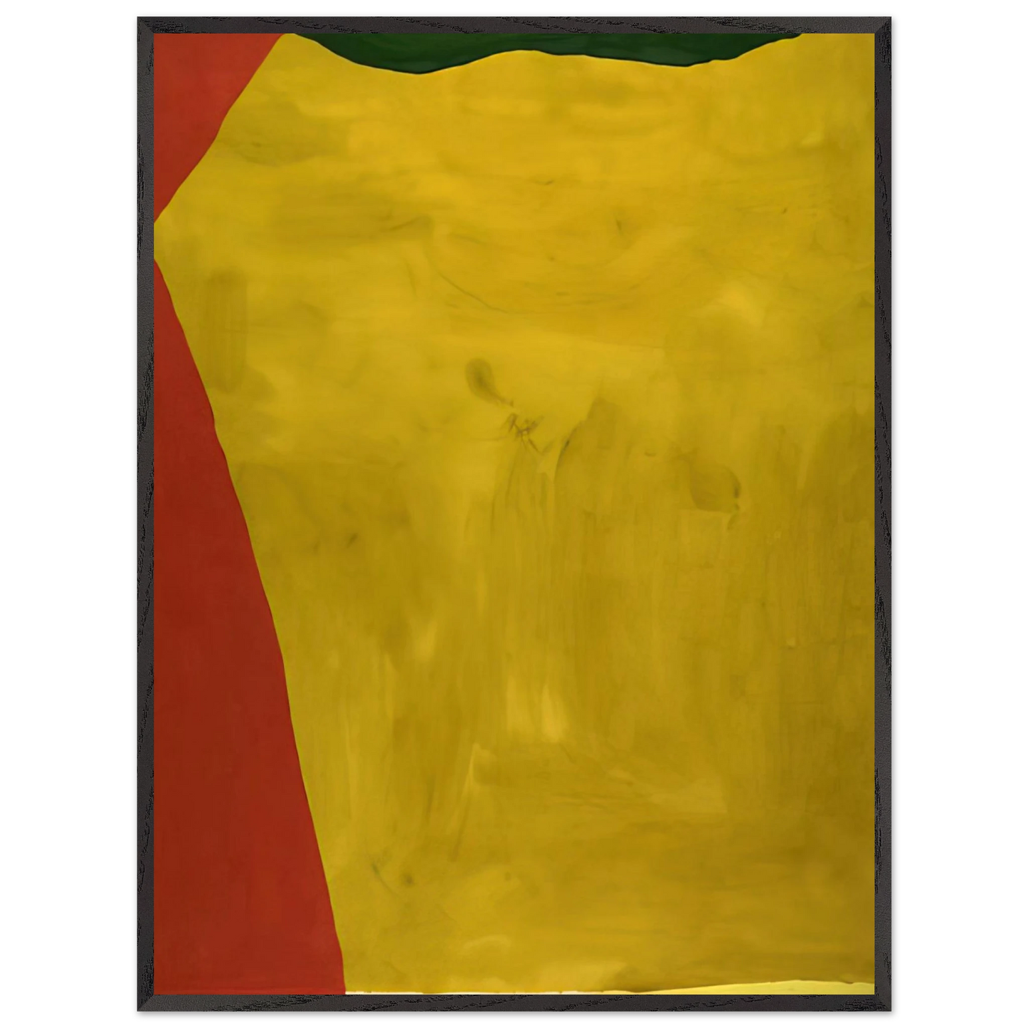 Helen Frankenthaler - Blessing of the Fleet - 1969 Wall art - 45x60 cm / 18x24 inches - Premium Wooden Framed Poster With Fine Art Paper - Black frame