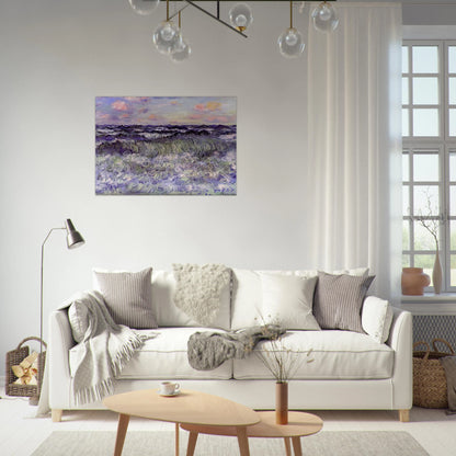 Sea Study - claude monet Brushed Aluminum Print - 70x100 cm / 28x40 inches | claude monet Aluminum Print | claude monet Prints