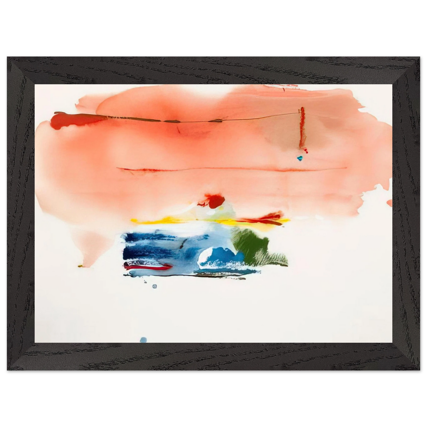 Helen Frankenthaler - Santa Fe II - 1986 Wall art - 40x50 cm / 16x20 inches - Fine Art Poster - -