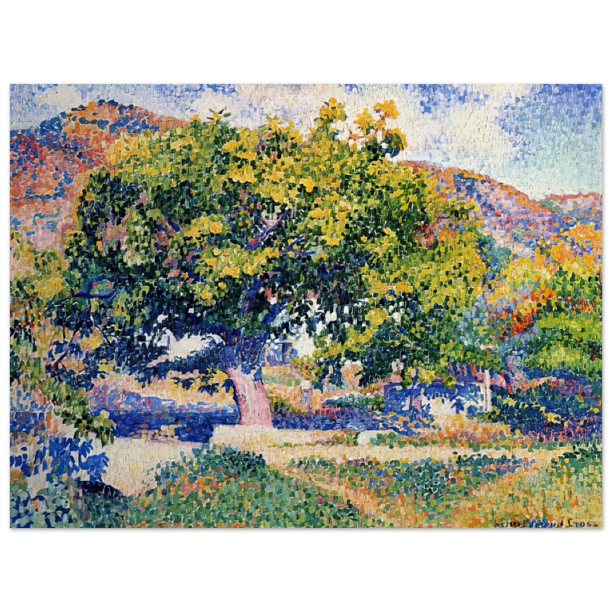 Henri-Edmond Cross - Around My House Fine Art Poster - Default Title