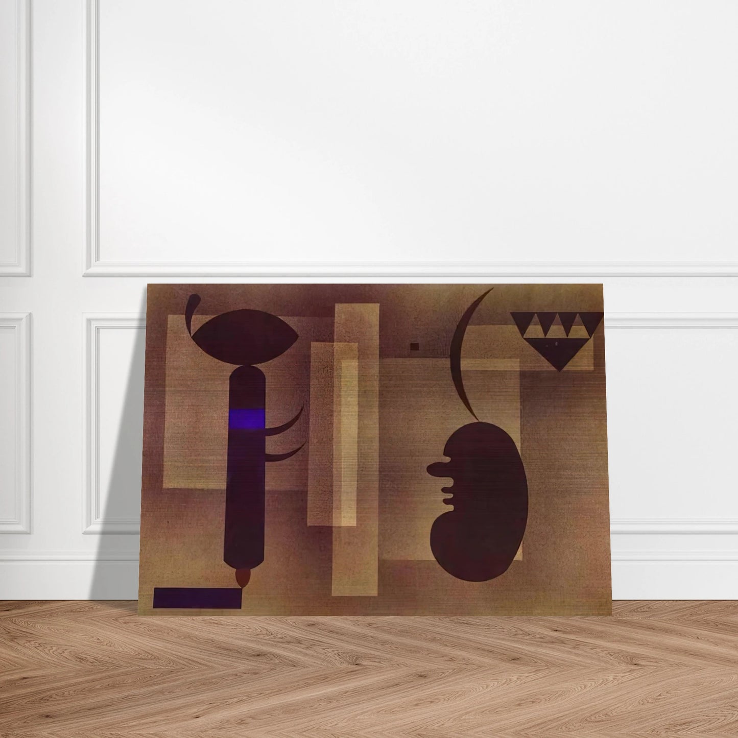 GLOOMY SITUATION 1933 - Wassily Kandinsky Brushed Aluminum Print - 70x100 cm / 28x40 inches | Wassily Kandinsky Aluminum Print | Wassily Kandinsky Prints