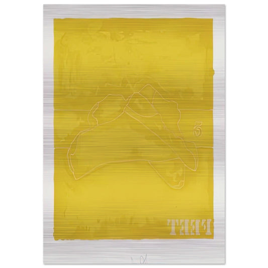 FEET 1974 - Jasper Johns Brushed Aluminum Print - 70x100 cm / 28x40 inches | Jasper Johns Aluminum Print | Jasper Johns Prints