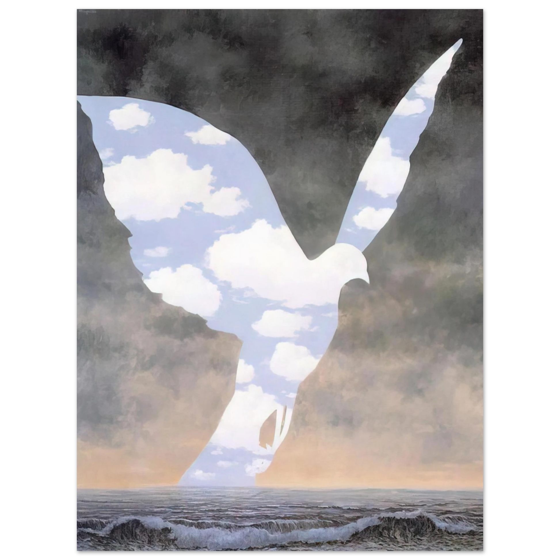 Rene Magritte - THE BIG FAMILY 1963 Fine Art Poster - Default Title