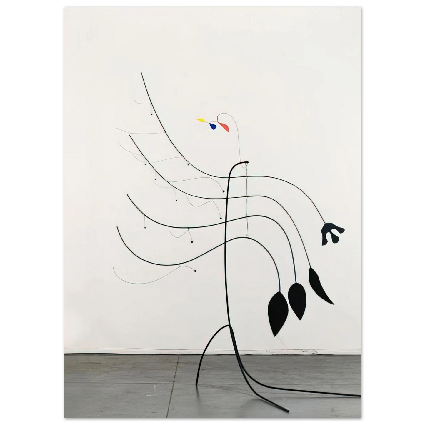 Alexander Calder - FOUR LEAVES AND THREE PETALS 1939 Fine Art Poster - 40x60 cm / 16x24 inches