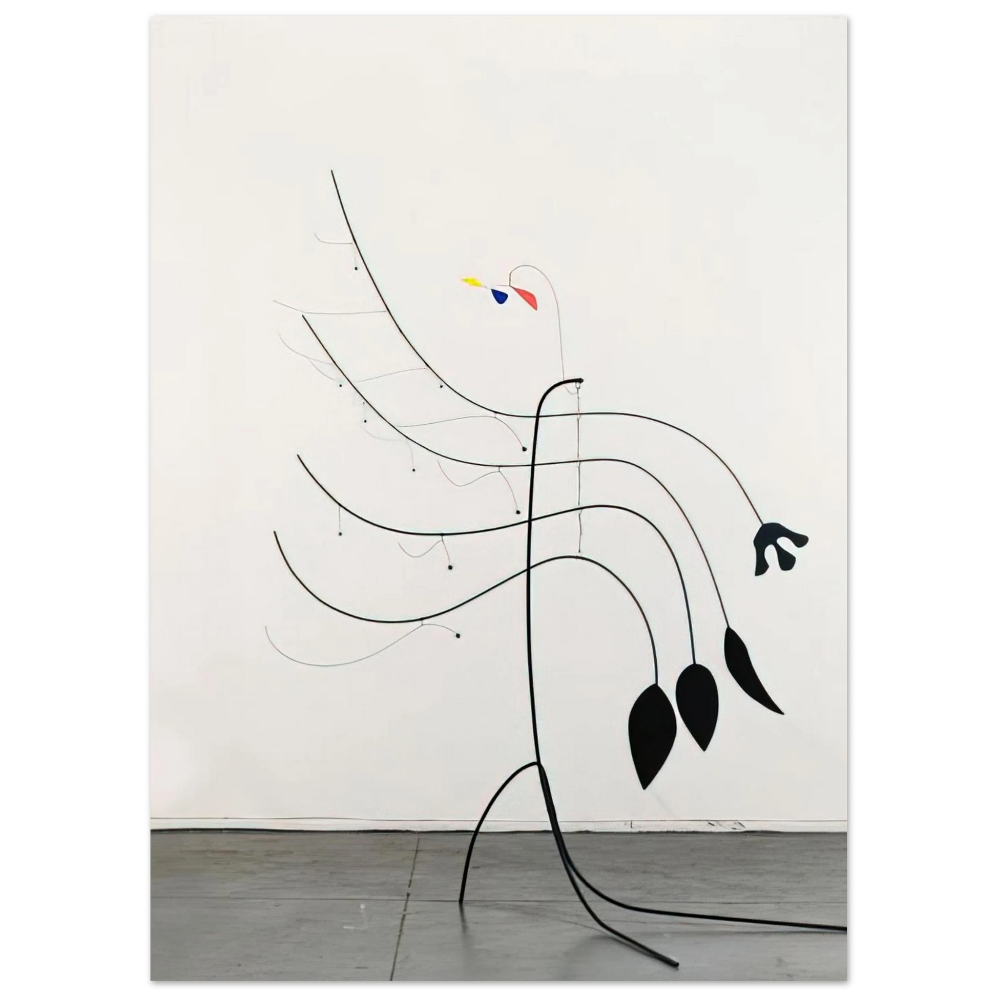 Alexander Calder - FOUR LEAVES AND THREE PETALS 1939 Fine Art Poster - 40x60 cm / 16x24 inches