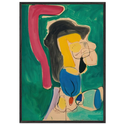 The Mannequin - Hans Hofmann Framed Art Print – Black Wooden Frame - Default Title - -Framed Art Print