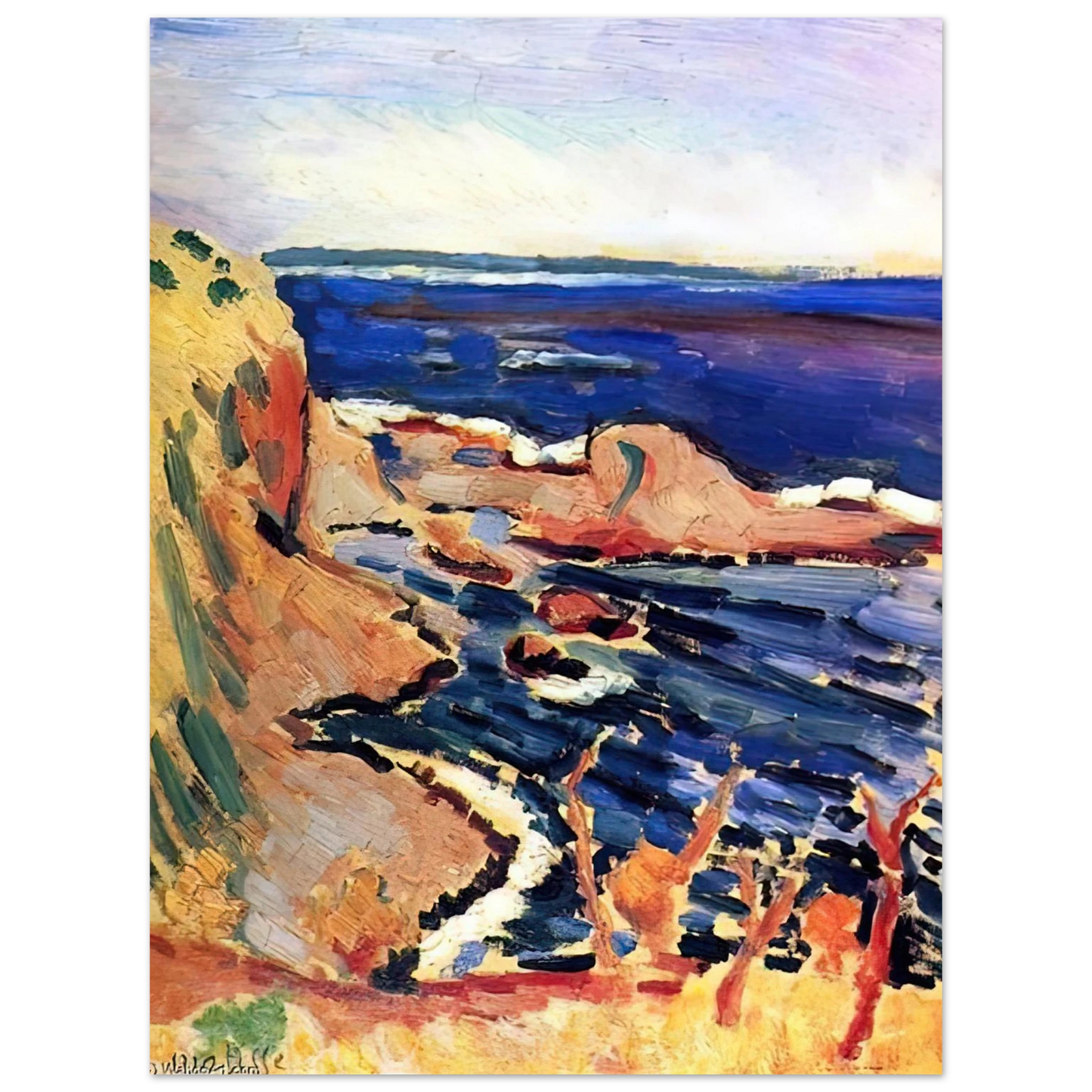 Henri Matisse - LA MOULADE 1905 Fine Art Poster - Default Title
