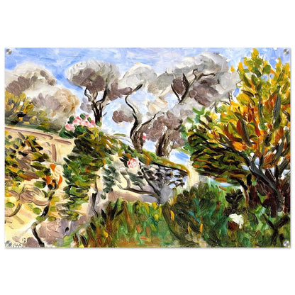 OLIVE TREES RENOIR S GARDEN IN CAGNES 1917 - Henri Matisse Acrylic Print - 70x100 cm / 28x40″ inches