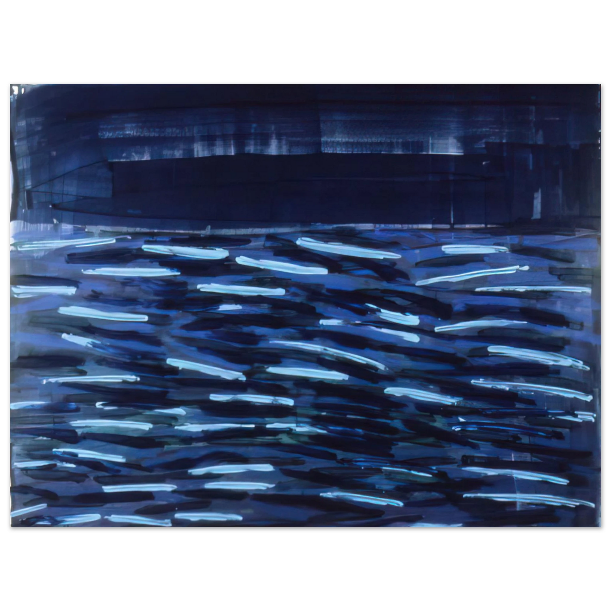 Ronnie Landfield - Flowers Of The Deep - 1984 Fine Art Poster - Default Title