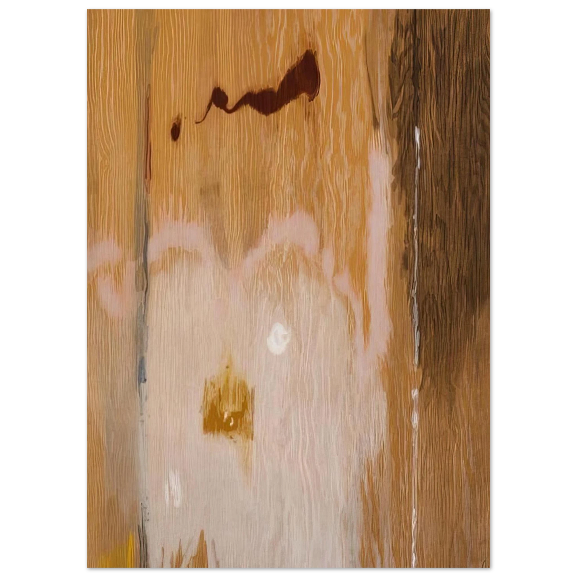 Helen Frankenthaler - Tales of Genji VI - 1998 Wall art - 30x40 cm / 12x16 inches - Premium Wooden Framed Poster With Fine Art Paper - White frame